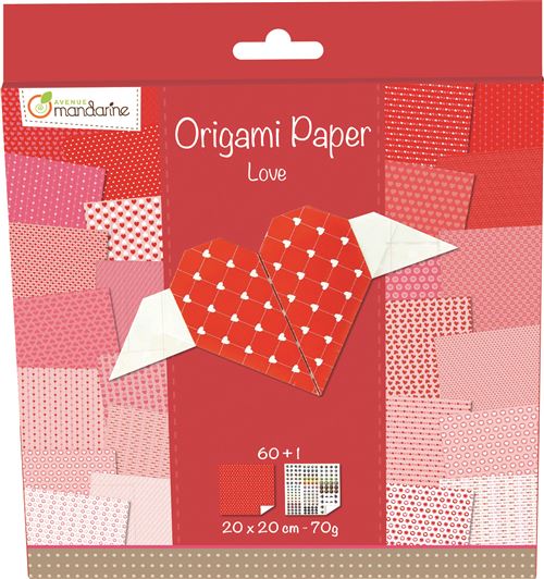 AVENMARD ORIGAMI PAPER LOVE 20 X 20 C