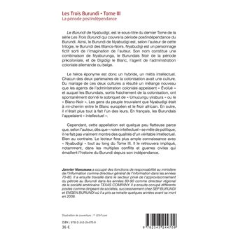 Les Trois Burundi Tome III