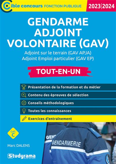 Gendarme Adjoint Volontaire (GAV) – Tout-en-un Recrutement Emploi ...