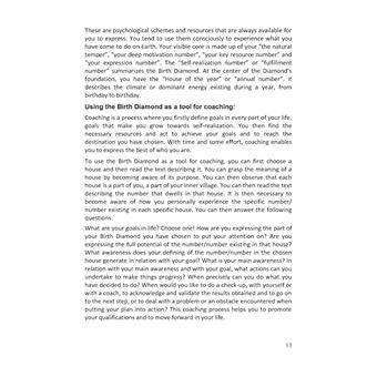 The birth diamond numerological chart - book and workbook