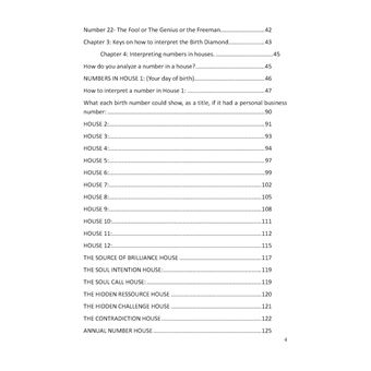 The birth diamond numerological chart - book and workbook