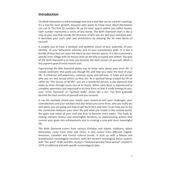 The birth diamond numerological chart - book and workbook