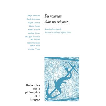 Du nouveau dans les sciences