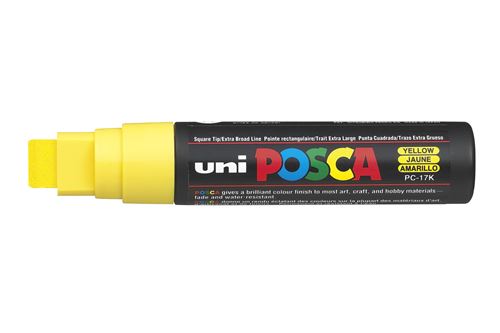 POSCA PC17K PTE XL BISEAUTE JAUNE