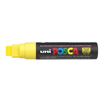 Marqueur Posca PC17K Pointe Extra-Large Biseautée Jaune