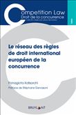 Le réseau des règles de droit international européen de la concurrence