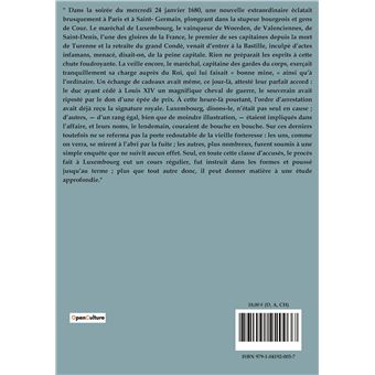 Le Procès de sorcellerie du maréchal de Luxembourg
