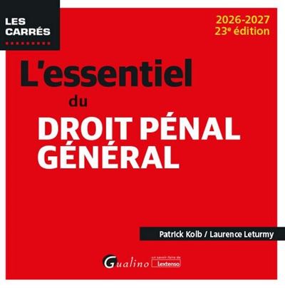 L'essentiel du droit pénal général - Laurence Leturmy - Poche
