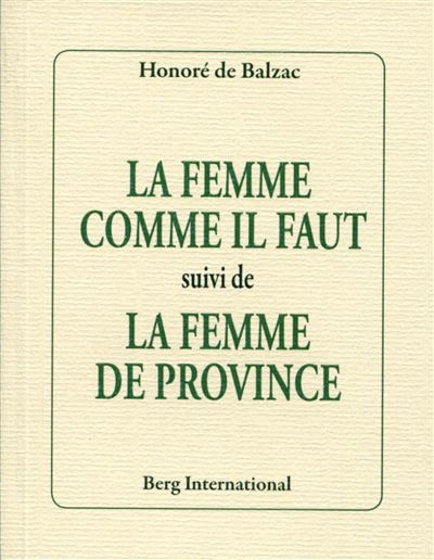 La femme comme il faut