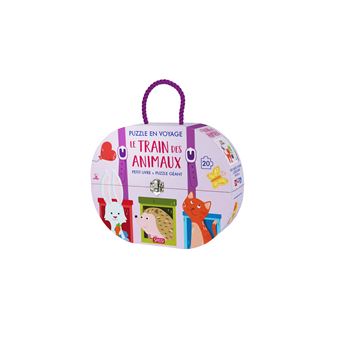 Puzzle en voyage - Le train des animaux
