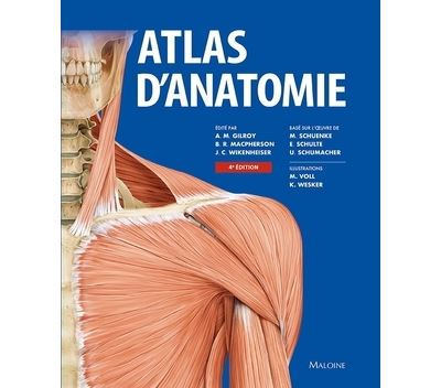 Atlas d'anatomie - Anne M. Gilroy - relié