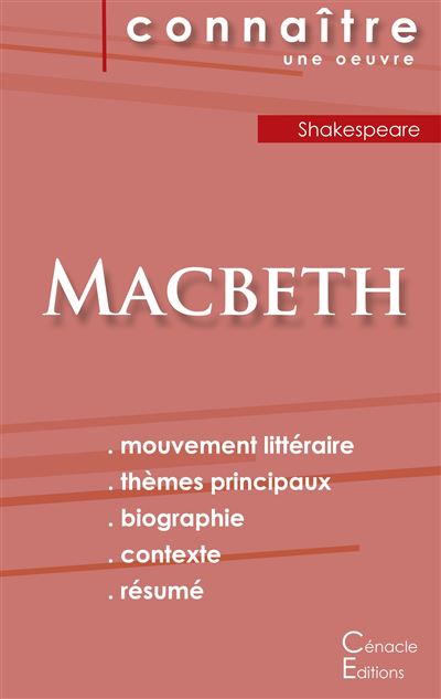 Fiche de lecture Macbeth de Shakespeare