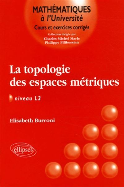 Topologie des espaces métriques niveau L3