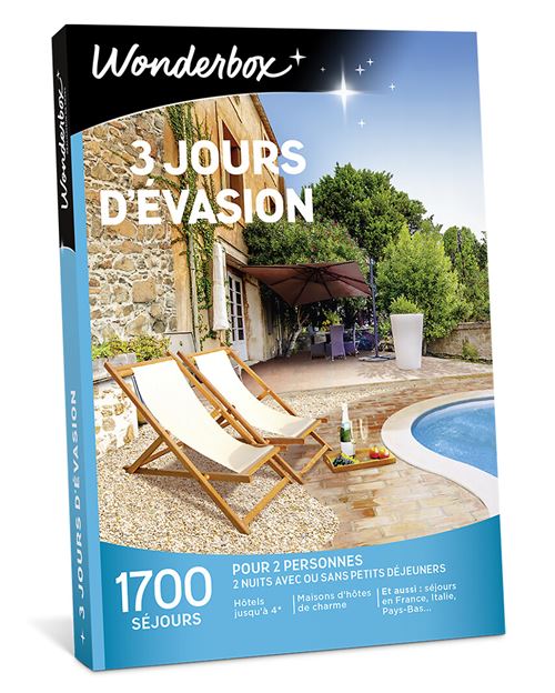 WONDERBOX FR 3 JOURS D'EVASION
