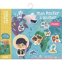 Mon poster a animer - le monde (nouvelle edition)