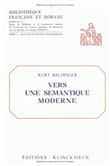 Vers une sémantique moderne