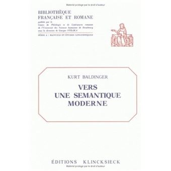 Vers une sémantique moderne