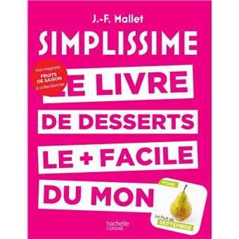 Simplissime desserts avec magnet