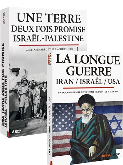 Pack La longue guerre, Iran, Israël, USA, Une Terre deux fois promise, Israël - Palestine DVD
