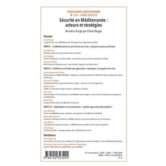 Sécurité en Méditerranée : acteurs et stratégies
