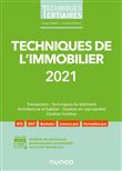 Techniques de l'immobilier 2021