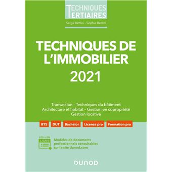 Techniques de l'immobilier 2021