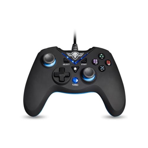 Manette sans fil Spirit of Gamer XPG Noir et Bleu PC et PS3