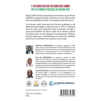 L'internalisation des directives UEMOA sur les finances publiques au Burkina Faso