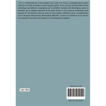 La méthode philosophique de Renan