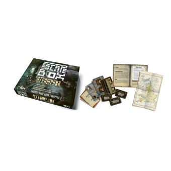 Escape Box Steampunk - Escape game adulte de 3 à 6 joueurs - Dès 14 ans et  adulte - Dorne Frédéric - Librairie Le Cadran Lunaire