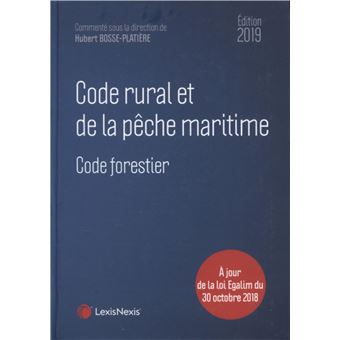Code rural et de la pêche maritime 2019