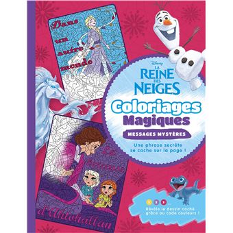 DISNEY PRINCESSES - Coloriages Magiques - Messages mystères