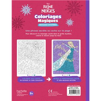 LA REINE DES NEIGES 2 - Coloriages Magiques - Messages mystères - Disney