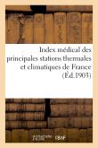 Index médical des principales stations thermales et climatiques de France