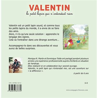 Valentin, le petit lapin qui n'entendait rien