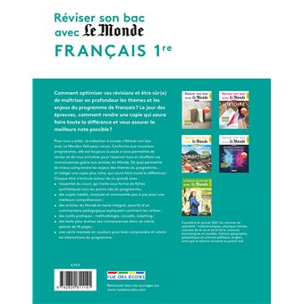 Réviser son bac avec le Monde : Français 1re 2021