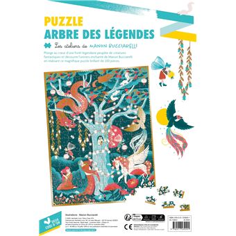 Les ateliers de Manon Bucciarelli - Puzzle arbre des légendes - 200 pièces