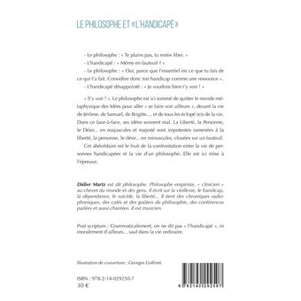 Le philosophe et "l'handicapé"
