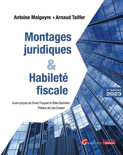 Montages juridiques et habileté fiscale - Antoine Malgoyre - broché