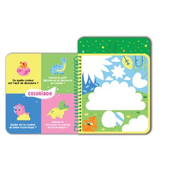 Mon feutre magique dinosaures - avec feutre à réservoir d'eau