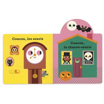 Coucou Bébé – Livre animé tout-carton avec des volets et tirettes