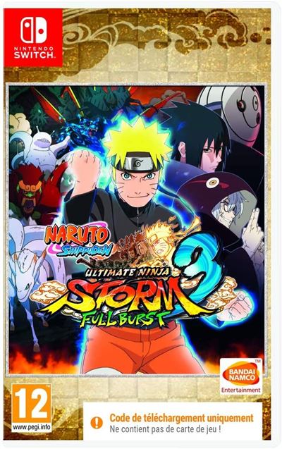 NARUTO ULT NINJA STORM 3 FULL BURST (CODE) FR/NL SWITCH