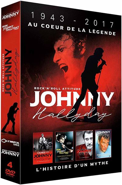 Johnny Hallyday 1943-2017 Au cœur de la légende Coffret DVD