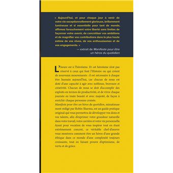 Manifeste pour être un héros du quotidien