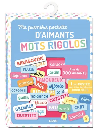 Ma premiere pochette d'aimants - mots rigolos