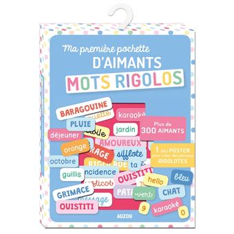 Ma pochette d'aimants - mots rigolos