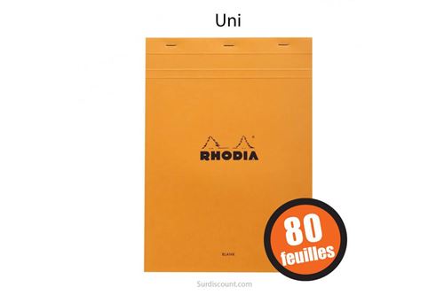Rhd Orange Rhodia Bloc N18 A4 Uni