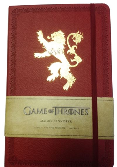 Le trône de fer, carnet de luxe maison Lannister
