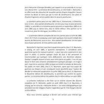 Ainsi parlait Zarathoustra