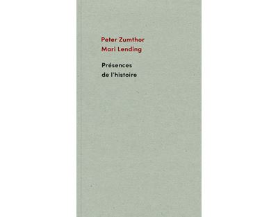 Présences de l'histoire